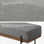 Banc d'entrée Damacio avec coussin amovible