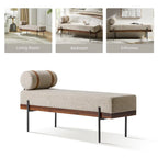 Banc d'entrée Damacio avec coussin amovible