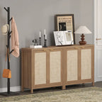 SICOTAS Buffet en rotin avec 2 portes - N/A