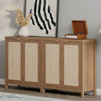 SICOTAS Buffet en rotin avec 2 portes - N/A