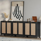 SICOTAS Buffet en rotin avec 2 portes - N/A