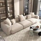 142 Contemporary Corduroy Sectional Sofa Classic Deep Couch