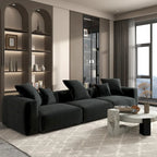 142 Contemporary Corduroy Sectional Sofa Classic Deep Couch