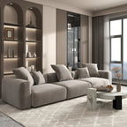 142 Contemporary Corduroy Sectional Sofa Classic Deep Couch