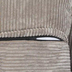 142 Contemporary Corduroy Sectional Sofa Classic Deep Couch