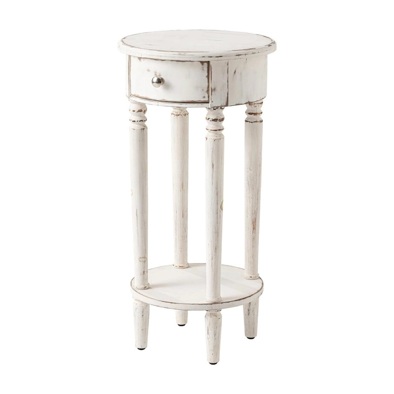Table de support de téléphone ronde haute vieillie COSIEST