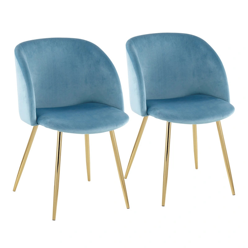 Chaises de salle à manger rembourrées Harding Silver Orchid (lot de 2)