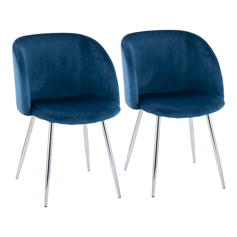 Chaises de salle à manger rembourrées Harding Silver Orchid (lot de 2)
