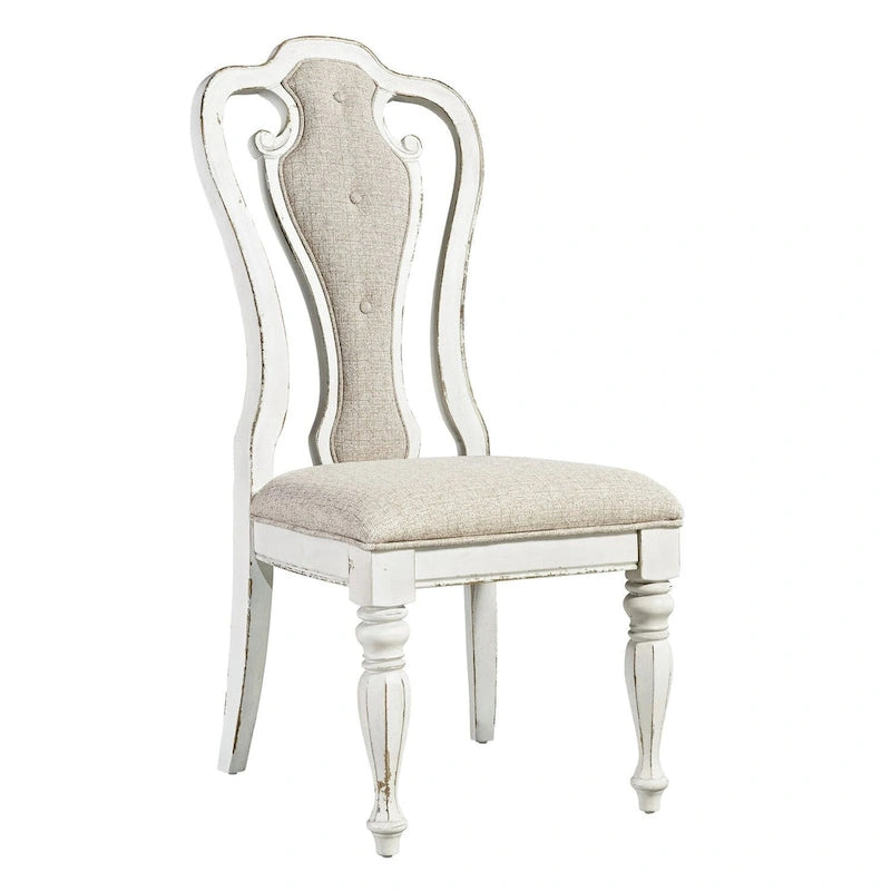 Chaise d'appoint rembourrée Magnolia Manor Splat Back (lot de 2)