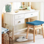 Tabouret de Maquillage à Coussin Selle - 17,83P x 12,4L x 16,53H