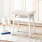 Tabouret de Maquillage à Coussin Selle - 17,83P x 12,4L x 16,53H