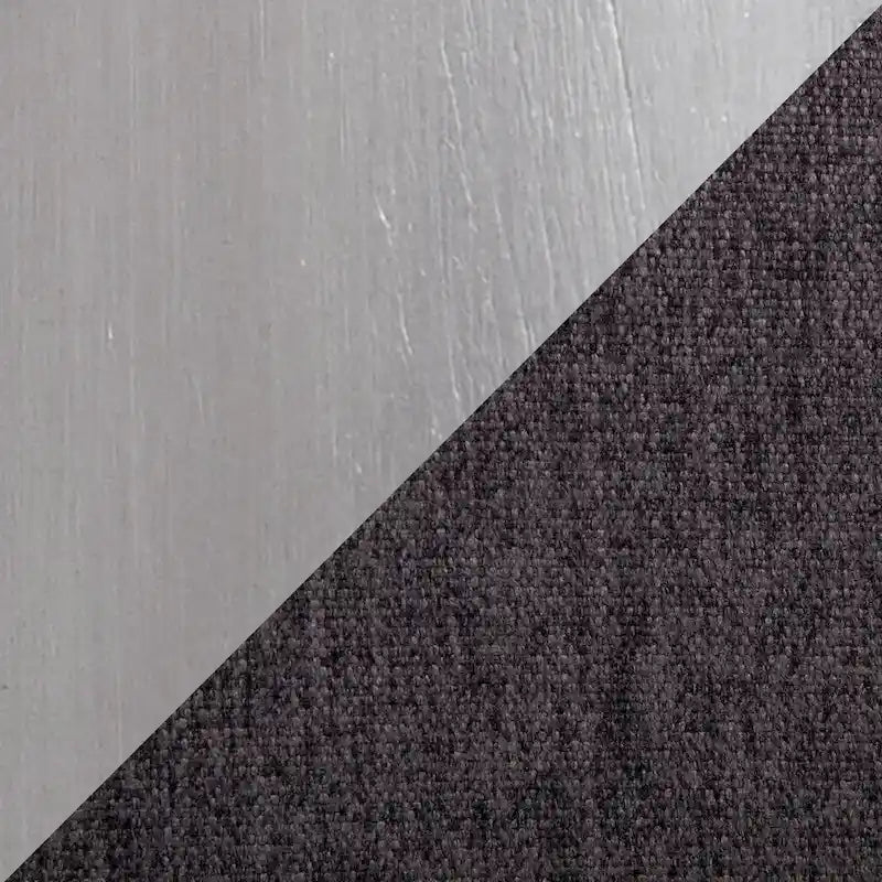 Chaises de salle à manger Forrest High Back en acier inoxydable Silver Orchid (lot de 2)
