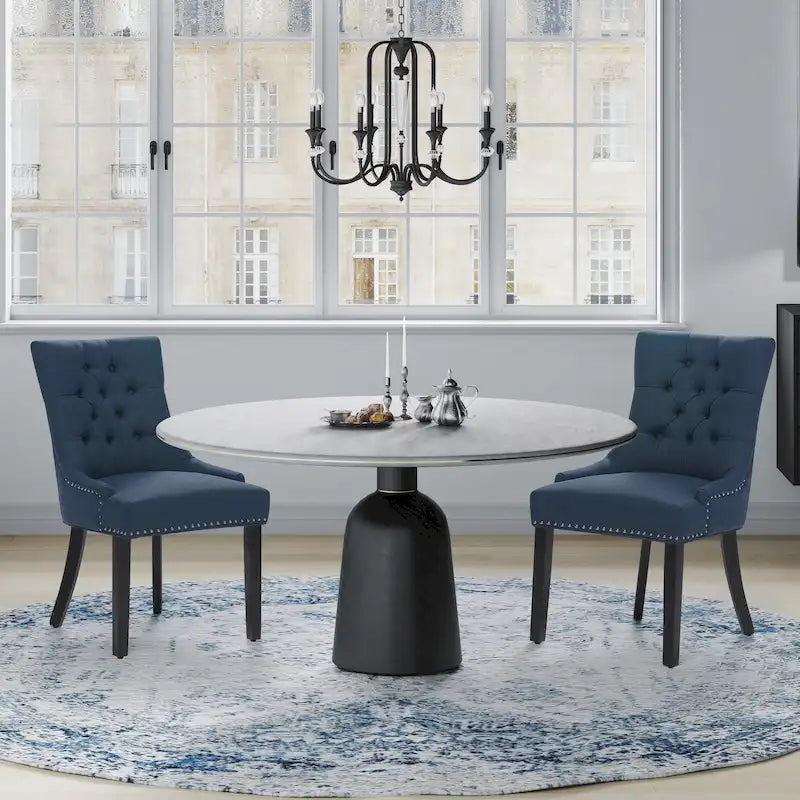 Grandview - Chaise de salle à manger capitonnée (lot de 2) - Rembourrée