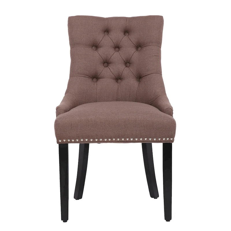 Grandview - Chaise de salle à manger capitonnée (lot de 2) - Rembourrée