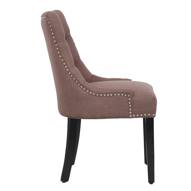 Grandview - Chaise de salle à manger capitonnée (lot de 2) - Rembourrée