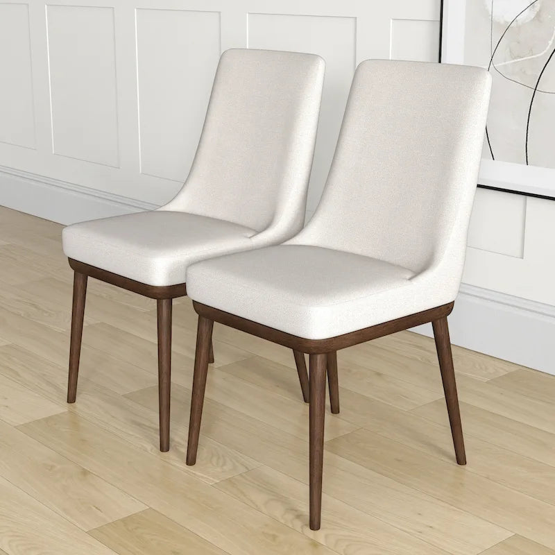 Chaises de salle à manger Belladonna de style Mid-Century (Lot de 2)