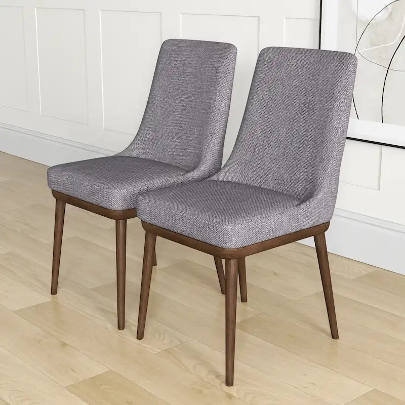 Chaises de salle à manger Belladonna de style Mid-Century (Lot de 2)