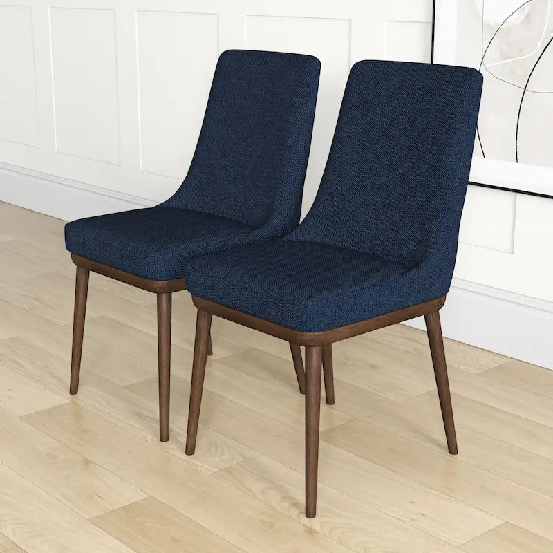 Chaises de salle à manger Belladonna de style Mid-Century (Lot de 2)