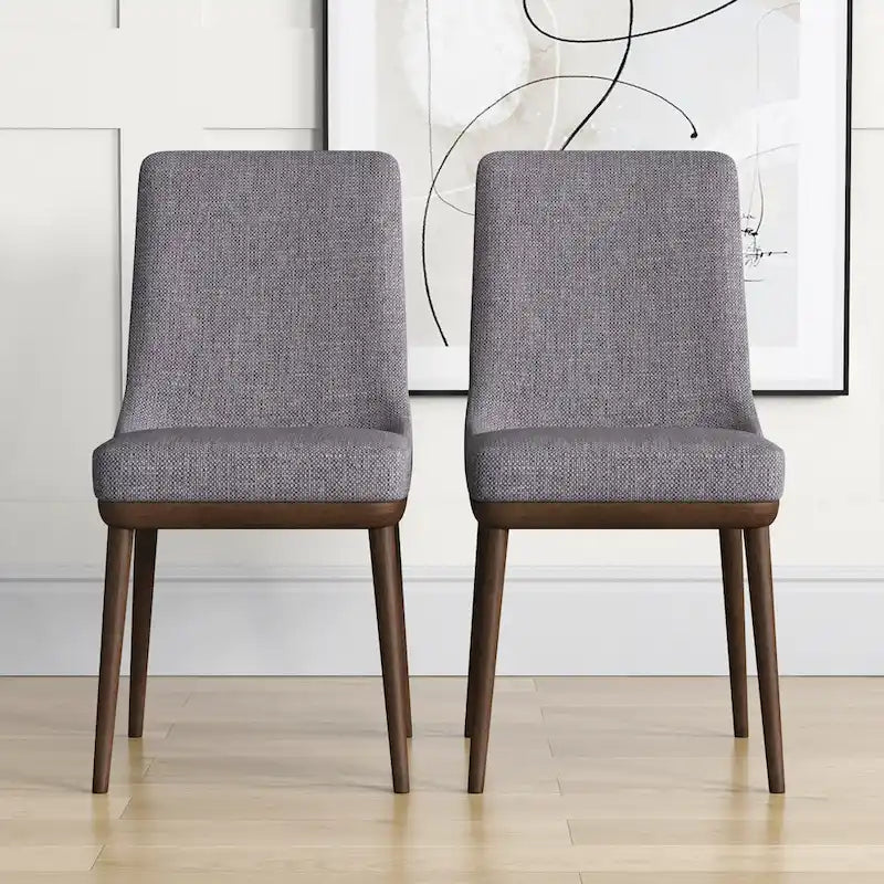 Chaises de salle à manger Belladonna de style Mid-Century (Lot de 2)
