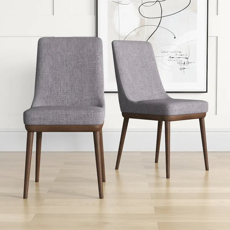 Chaises de salle à manger Belladonna de style Mid-Century (Lot de 2)