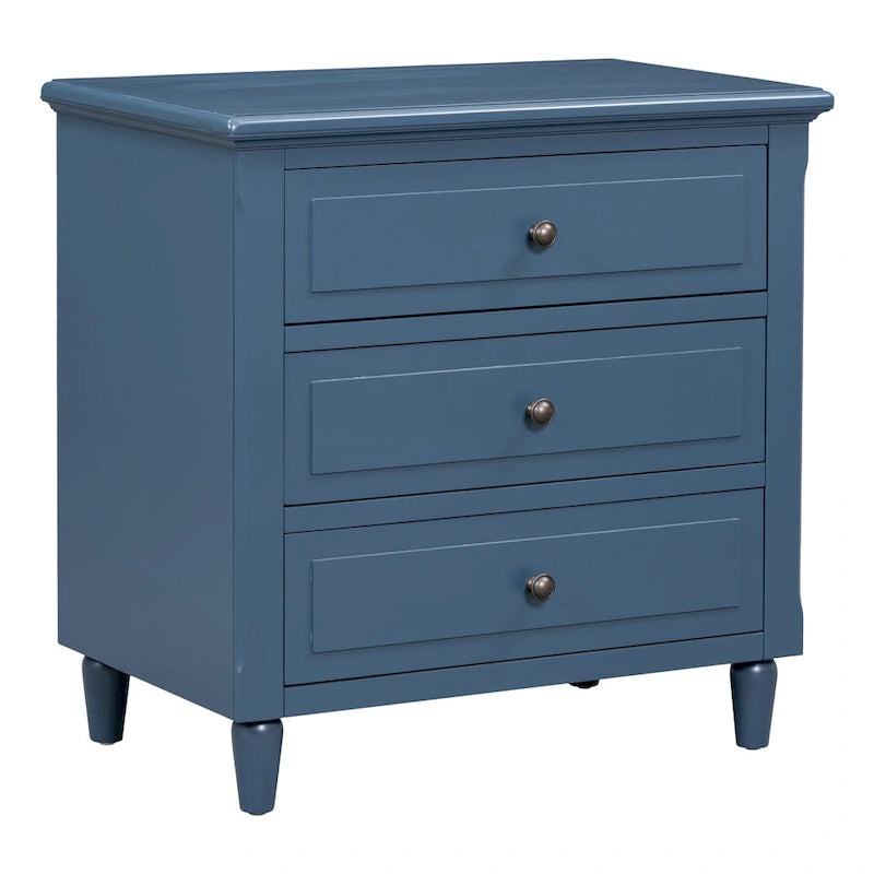 3-Drawer Wood Cabinet
