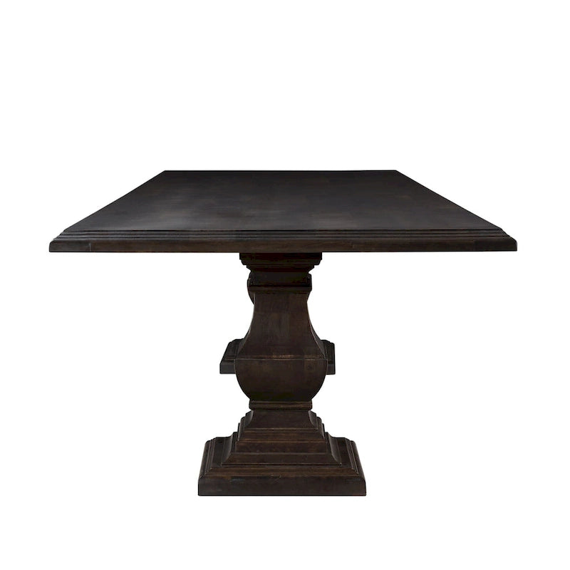 Table à manger rectangulaire marron vintage Toulon