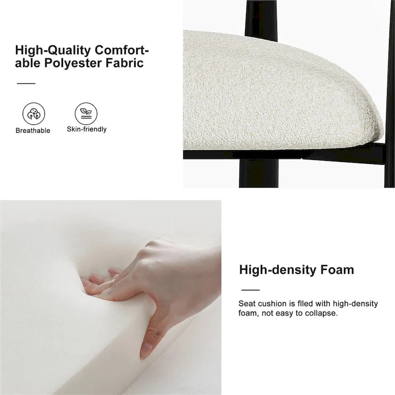 110.24 Inch Modern Minimalist 9 - Piece Extendable Sintered Stone Top Double Pedestal Dining Set