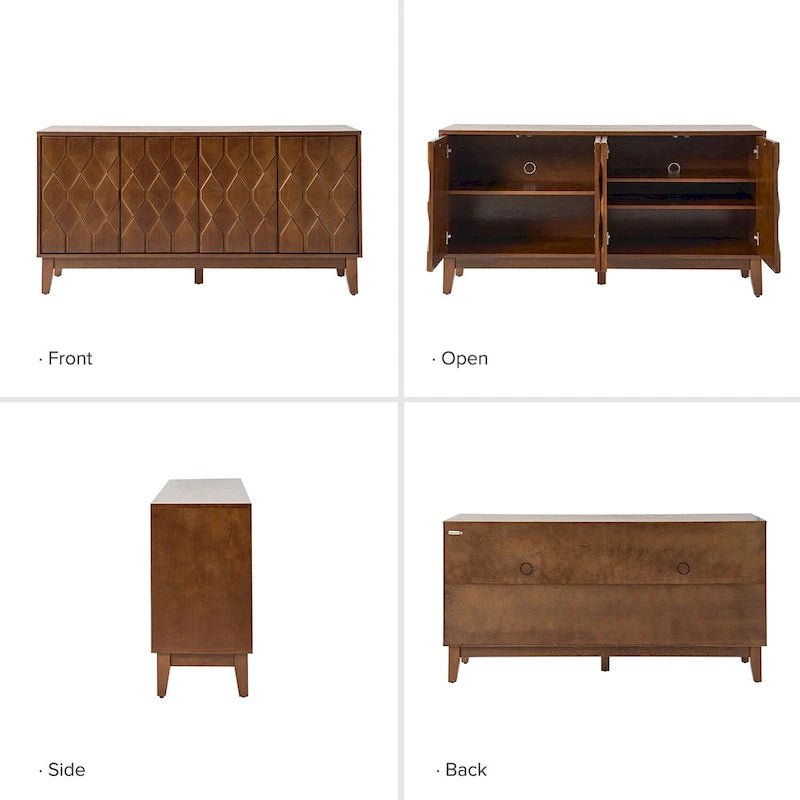 Olympia 60Meuble de Rangement Moderne avec Étagères Réglables Par HULALA HOME