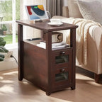 Table d'appoint avec station de recharge - 35 P x 60 L x 63 H cm