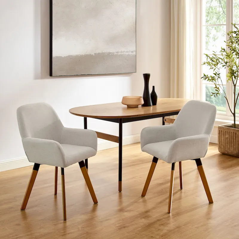 Chaises de salle à manger pivotantes Art Leon (lot de 2)