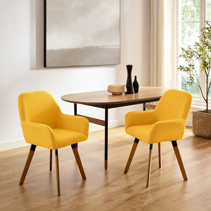 Chaises de salle à manger pivotantes Art Leon (lot de 2)
