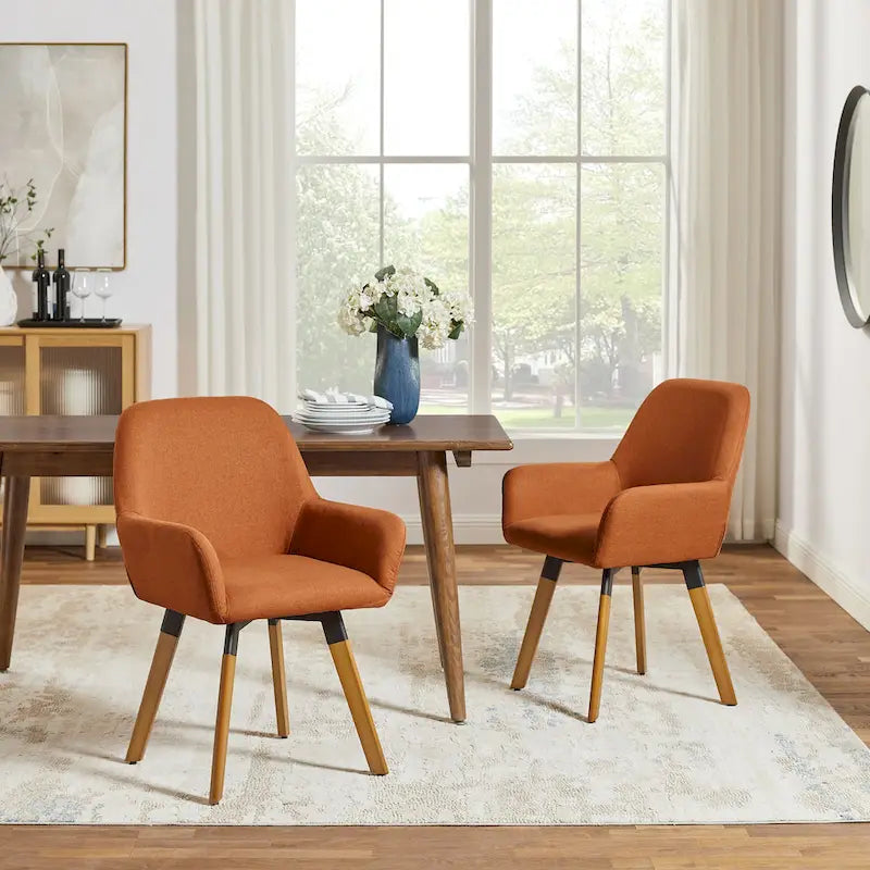 Chaises de salle à manger pivotantes Art Leon (lot de 2)