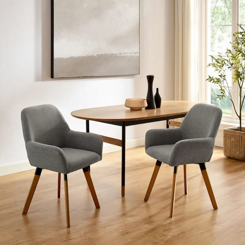 Chaises de salle à manger pivotantes Art Leon (lot de 2)
