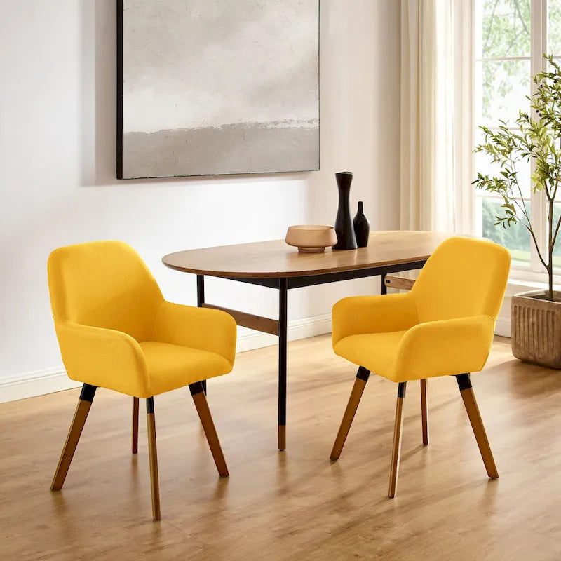 Chaises de salle à manger pivotantes Art Leon (lot de 2)