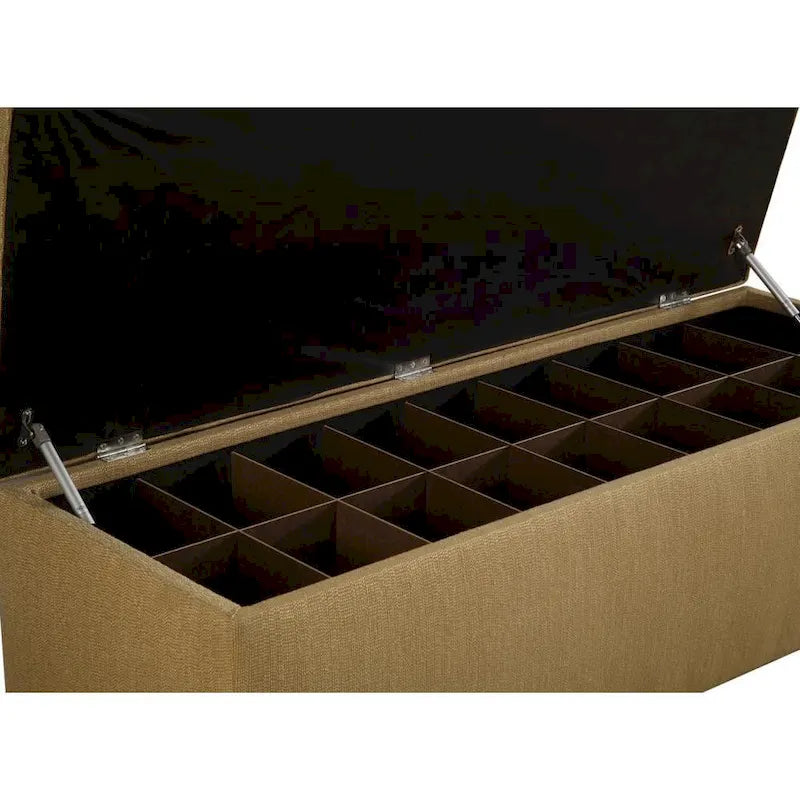 The Sole Candice Fawn Secret Shoe Storage Bench