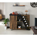 Meuble à vin mobile Tern Modern 6 étagères Furniture of America