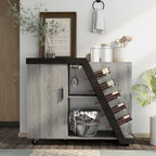 Meuble à vin mobile Tern Modern 6 étagères Furniture of America