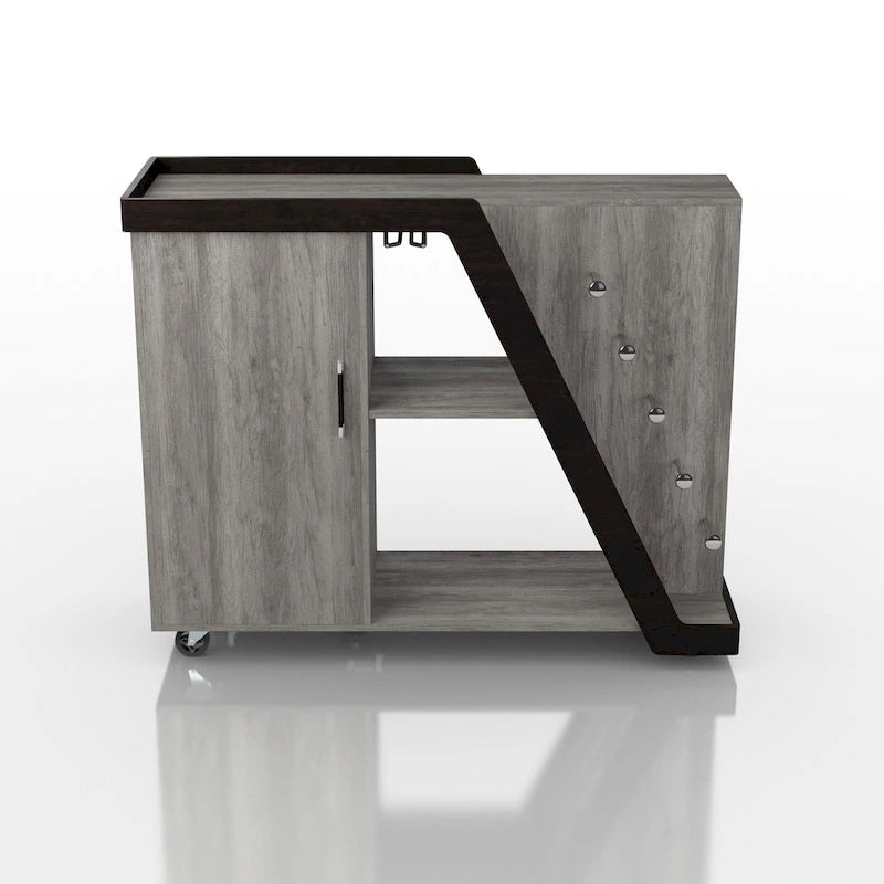 Meuble à vin mobile Tern Modern 6 étagères Furniture of America