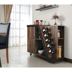 Meuble à vin mobile Tern Modern 6 étagères Furniture of America