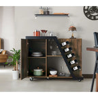 Meuble à vin mobile Tern Modern 6 étagères Furniture of America