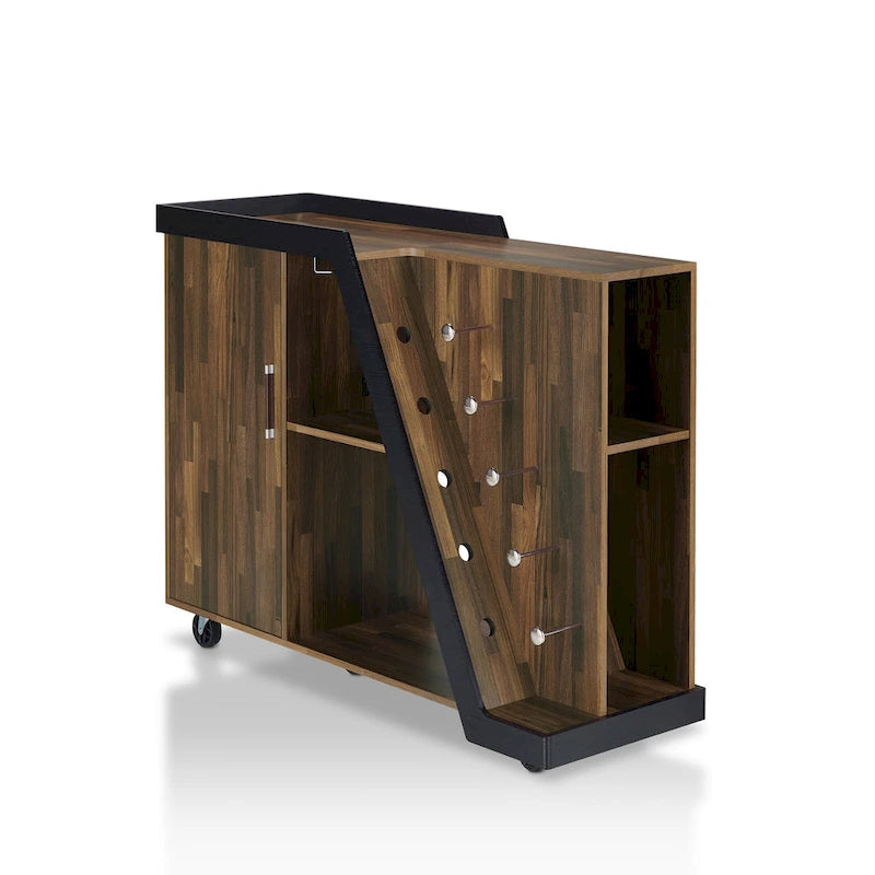 Meuble à vin mobile Tern Modern 6 étagères Furniture of America
