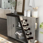 Meuble à vin mobile Tern Modern 6 étagères Furniture of America