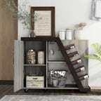 Meuble à vin mobile Tern Modern 6 étagères Furniture of America