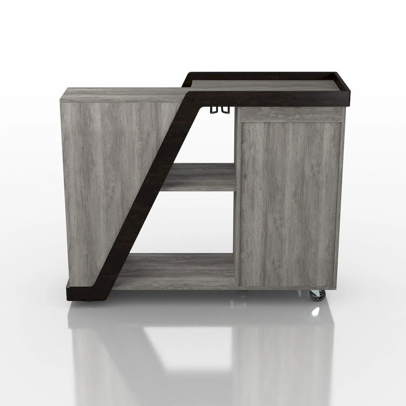 Meuble à vin mobile Tern Modern 6 étagères Furniture of America