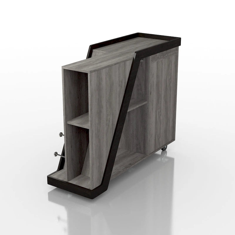 Meuble à vin mobile Tern Modern 6 étagères Furniture of America