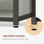 Meuble de support pour aquarium de 150-190 litres avec rangement