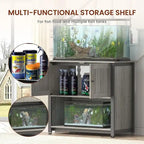 Meuble de support pour aquarium de 150-190 litres avec rangement