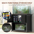 Meuble de support pour aquarium de 150-190 litres avec rangement