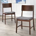 Chaise de salle à manger en bois massif Judith de Simple Living (lot de 2)