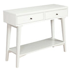Console Mid-Century Moderne Flynn avec 2 tiroirs de Alpine Furniture